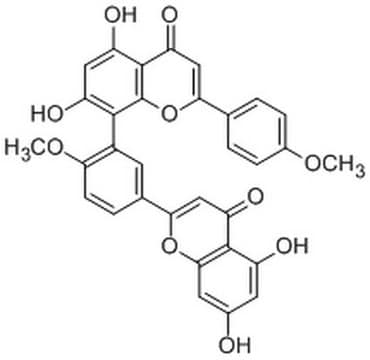 前体mRNA剪接抑制剂，异银杏双黄酮 The Pre-mRNA Splicing Inhibitor, Isoginkgetin, also referenced under CAS 548-19-6, blocks the spliceosome-meidated splicing process.