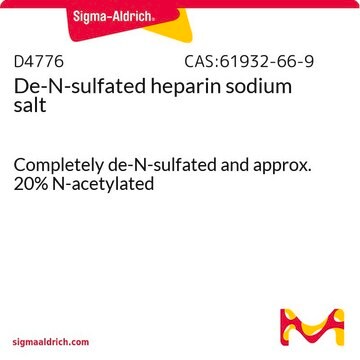 De-N-sulfated heparin sodium salt Completely de-N-sulfated and approx. 20% N-acetylated