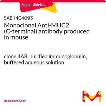 Monoclonal Anti-MUC2, (C-terminal) antibody produced in mouse clone 4A8, purified immunoglobulin, buffered aqueous solution