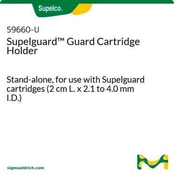 Supelguard Vorsäulenhalter Stand-alone, for use with Supelguard cartridges (2 cm L. x 2.1 to 4.0 mm I.D.)