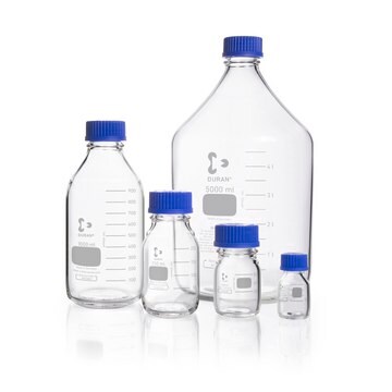 DURAN&#174; graduated laboratory bottle with cap, round glass bottle, bottle capacity (15,000&#160;mL), non-sterile