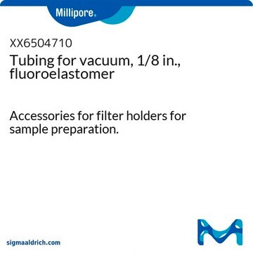 Tubing for vacuum, 1/8 in., fluoroelastomer Accessories for filter holders for sample preparation.