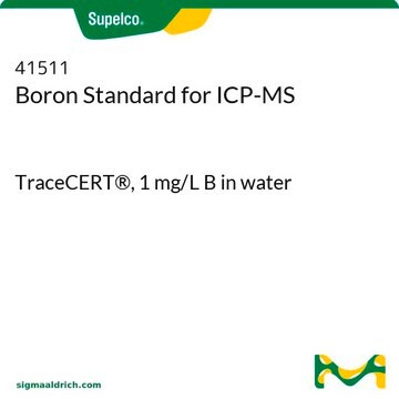 Boron Standard for ICP-MS TraceCERT&#174;, 1&#160;mg/L B in water