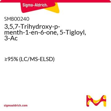 3,5,7-Trihydroxy-p-menth-1-en-6-one, 5-Tigloyl, 3-Ac &#8805;95% (LC/MS-ELSD)