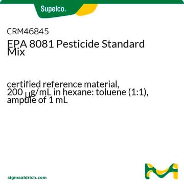 EPA 8081 农药混标 certified reference material, 200&#160;&#956;g/mL in hexane: toluene (1:1), ampule of 1&#160;mL