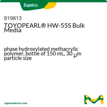 TOYOPEARL&#174; HW-55S Bulk Media phase hydroxylated methacrylic polymer, bottle of 150&#160;mL, 30&#160;&#956;m particle size