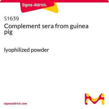 Complement sera from guinea pig lyophilized powder