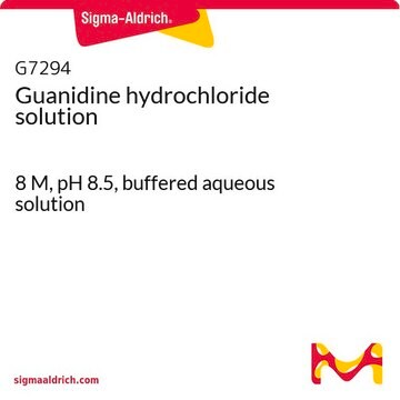 Guanidine hydrochloride solution 8&#160;M, pH 8.5, buffered aqueous solution