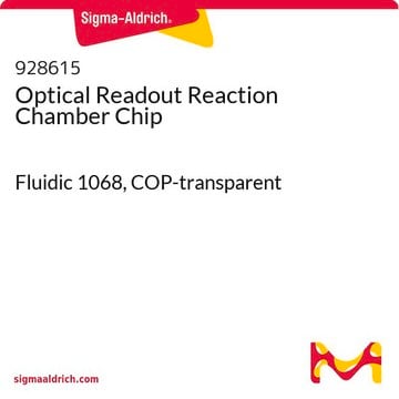 Optical Readout Reaction Chamber Chip Fluidic 1068, COP-transparent