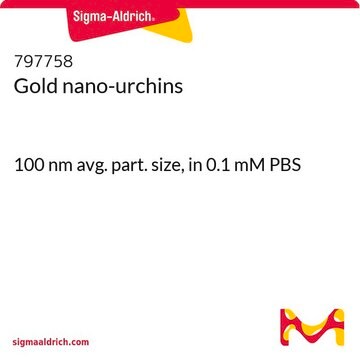 Gold nano-urchins 100&#160;nm avg. part. size, in 0.1 mM PBS