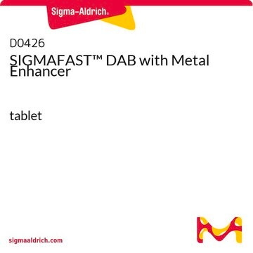 SIGMAFAST&#8482; DAB，含金属增强剂 tablet