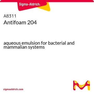 Antiespumante 204 aqueous emulsion for bacterial and mammalian systems