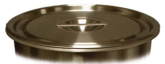 Cover for stainless steel straight side container fits 1.25 qt size