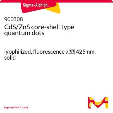 CdS/ZnS core-shell type quantum dots lyophilized, fluorescence &#955;em&#160;425&#160;nm, solid