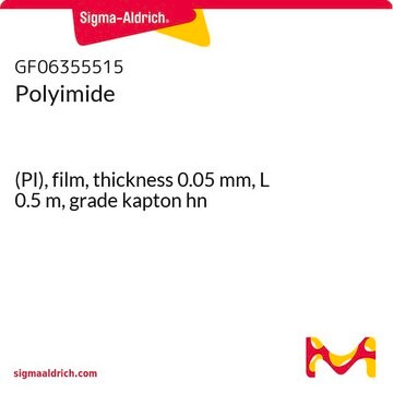 Polyimide (PI), film, thickness 0.05&#160;mm, L 0.5&#160;m, grade kapton hn