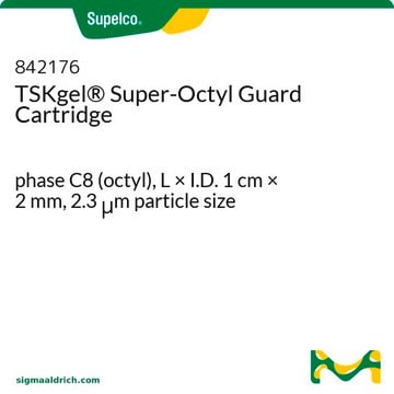 TSKgel&#174; Super-Octyl Guard Cartridge phase C8 (octyl), L × I.D. 1&#160;cm × 2&#160;mm, 2.3&#160;&#956;m particle size