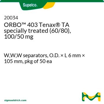 ORBO&#8482; 403 W,W,W separators, O.D. × L 6&#160;mm × 105&#160;mm, pkg of 50&#160;ea