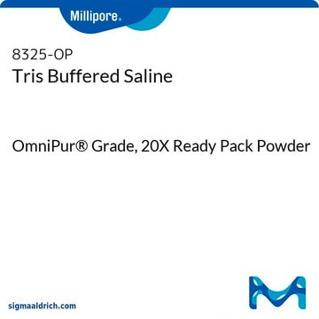 Tris Buffered Saline OmniPur&#174; Grade, 20X Ready Pack Powder