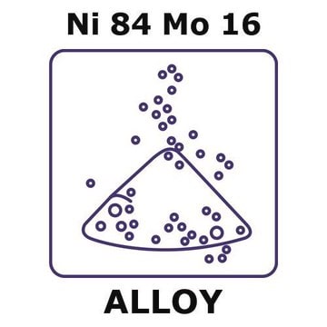 Nickel-molybdenum alloy, Ni84Mo16 powder, 45micron max. particle size, alloy pre-cursor, 100g