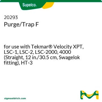 Purge/Trap F for use with Tekmar&#174; Velocity XPT, LSC-1, LSC-2, LSC-2000, 4000 (Straight, 12 in./30.5 cm, Swagelok fitting), HT-3