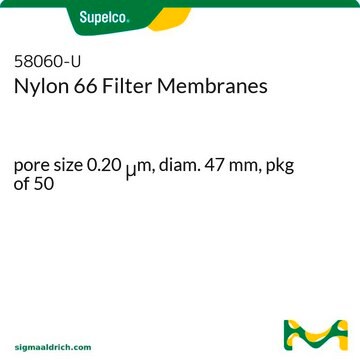 Nylon 66 Filter Membranes pore size 0.20&#160;&#956;m, diam. 47&#160;mm, pkg of 50