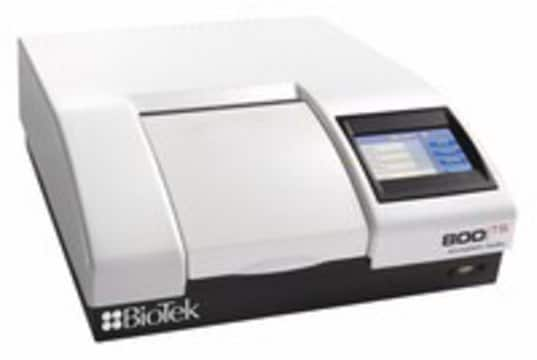 Extinktionslesegerät Biotek&#174;&nbsp;800&nbsp;TS mit Gen5-Software The 800 TS easily measures absorbance in microplate-based assays. The onboard software is ideal for endpoint protocols, and under computer control with Gen5 software, applications include kinetic ELISA.