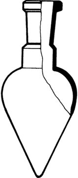 Lenz&#174; pear shaped flask capacity 10&#160;mL