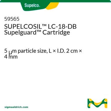 SUPELCOSIL&#8482; LC-18-DB Supelguard Cartridge 5&#160;&#956;m particle size, L × I.D. 2&#160;cm × 4&#160;mm