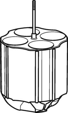 Adapter for Eppendorf&#174; S-4x400 Rotor 50 mL conical tubes, pkg of 2&#160;ea