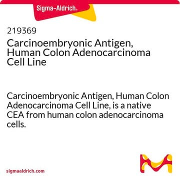 Karzinoembryonales Antigen, humane Darmadenokarzinom-Zelllinie Carcinoembryonic Antigen, Human Colon Adenocarcinoma Cell Line, is a native CEA from human colon adenocarcinoma cells.