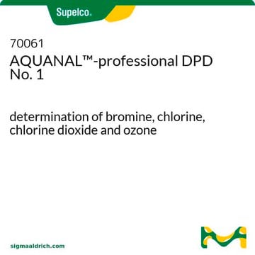 AQUANAL&#8482;-professional DPD No. 1 determination of bromine, chlorine, chlorine dioxide and ozone