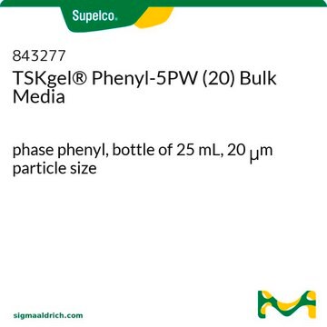 TSKgel&#174; Phenyl-5PW (20) Bulk Media bottle of 25&#160;mL, phase phenyl, 20&#160;&#956;m particle size