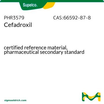 头孢羟氨苄 一水合物 certified reference material, pharmaceutical secondary standard