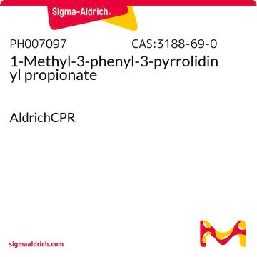 1-Methyl-3-phenyl-3-pyrrolidinyl propionate AldrichCPR