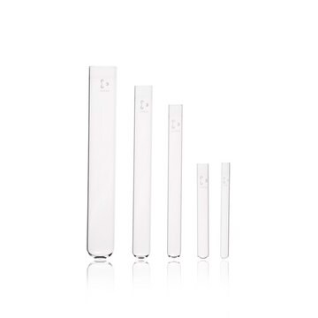 DURAN&#174; test tube borosilicate glass, tube volume (20&#160;mL), straight rim, tube diam. (20&#160;mm) , External Thread