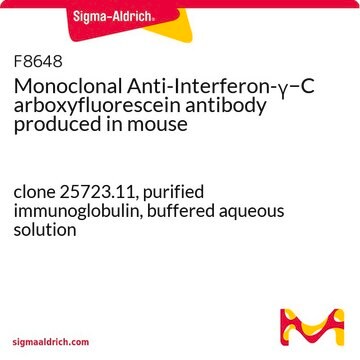 Monoklonales Anti-Interferon-&#947;&#8722;Carboxyfluorescein in Maus hergestellte Antikörper clone 25723.11, purified immunoglobulin, buffered aqueous solution