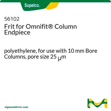 Frita para la pieza final de la columna Omnifit&#174; polyethylene, for use with 10&nbsp;mm Bore Columns, pore size 25&#160;&#956;m