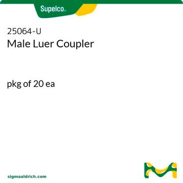 Male Luer Coupler pkg of 20&#160;ea