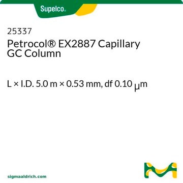 Columna capilar para GC Petrocol&#174; EX2887 L × I.D. 5.0&#160;m × 0.53&#160;mm, df 0.10&#160;&#956;m