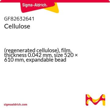 Cellulose (regenerated cellulose), film, thickness 0.042&#160;mm, size 520 × 610&#160;mm, expandable bead