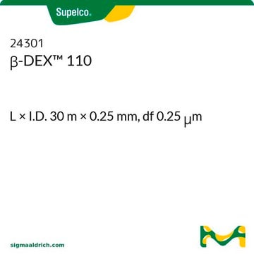 &#946;-DEX&#8482;&nbsp;110 L × I.D. 30&#160;m × 0.25&#160;mm, df 0.25&#160;&#956;m