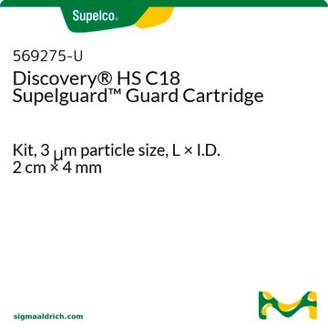 Cartouche de garde Supelguard Discovery&#174;&nbsp;HS&nbsp;C18 Kit, 3&#160;&#956;m particle size, L × I.D. 2&#160;cm × 4&#160;mm