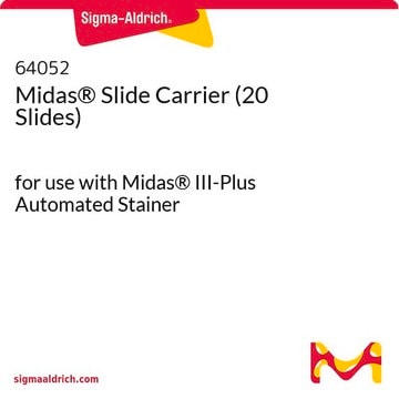 Midas® Slide Carrier (20 Slides) for use with Midas® III-Plus Automated ...