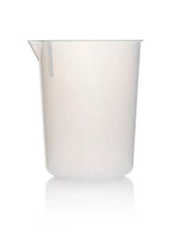 Azlon Tapered Beakers with Moulded Graduations polypropylene, capacity 1000&#160;mL