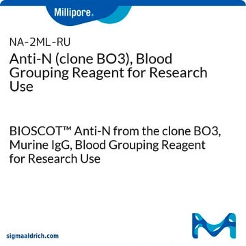 Anti-N (clone BO3), Blood Grouping Reagent for Research Use BIOSCOT&#8482; Anti-N from the clone BO3, Murine IgG, Blood Grouping Reagent for Research Use