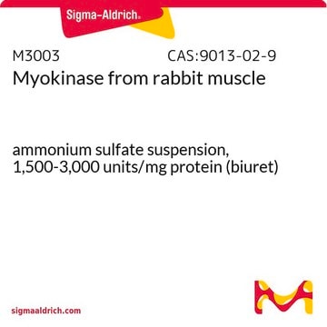 ミオキナーゼ ウサギ筋肉由来 ammonium sulfate suspension, 1,500-3,000&#160;units/mg protein (biuret)