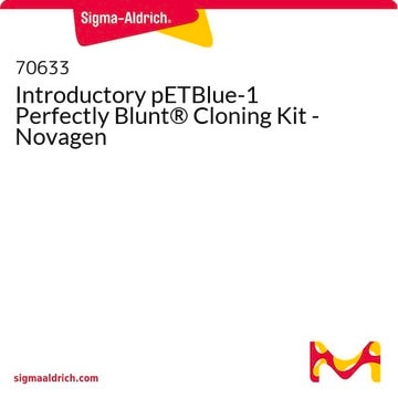 Introductory pETBlue-1 Perfectly Blunt&#174; Cloning Kit - Novagen