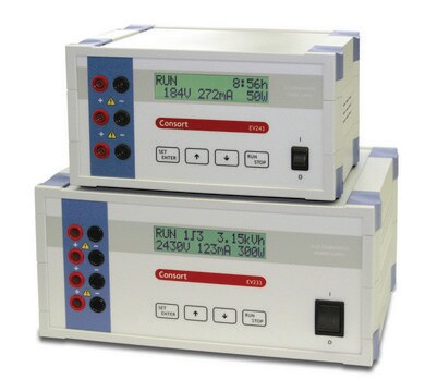 Consort EV series power supplies EV231, output0-300&#160;V, 0-1,000&#160;mA, 0-150&#160;W