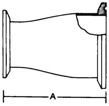 2&nbsp;in. Tri-Clover to 1-1/2&nbsp;in. Tri-Clover A:76&nbsp;mm