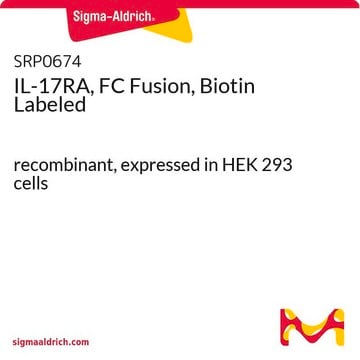 IL-17RA, FC Fusion, Biotin Labeled recombinant, expressed in HEK 293 cells